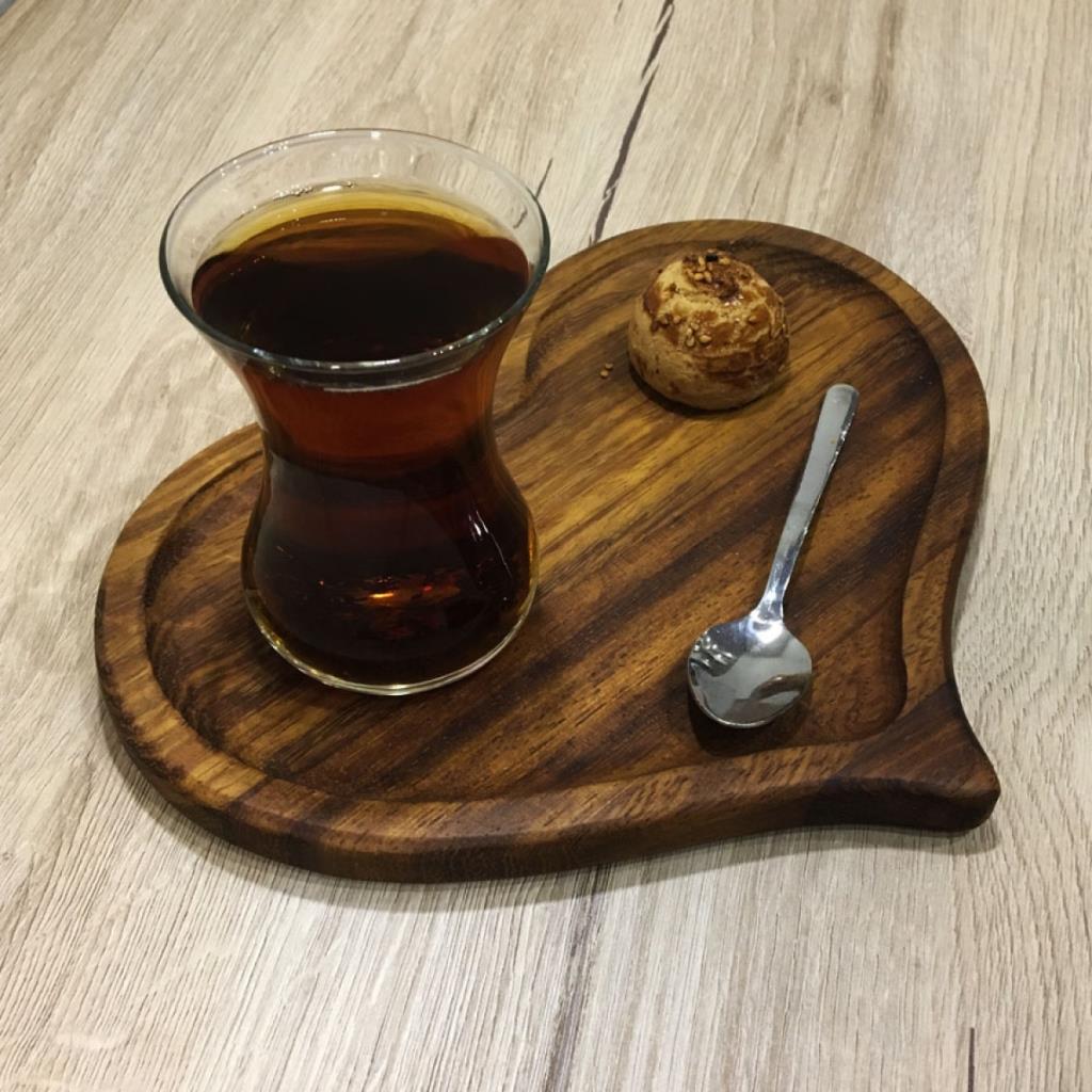 Woodpeckers Cor Tray – Çay Tepsisi (iroko)