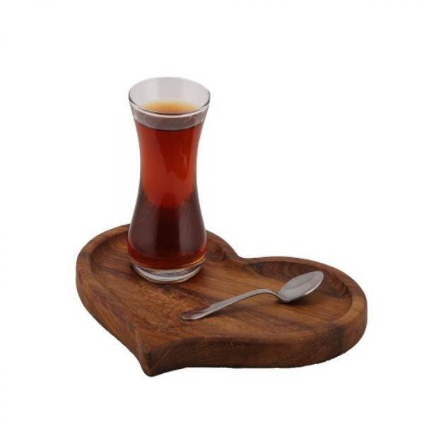 Woodpeckers Cor Tray – Çay Tepsisi (iroko)