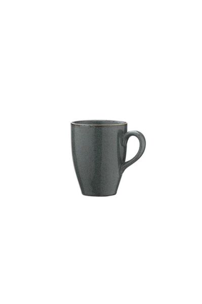 Kütahya Porselen 19 cm Kahvaltı-Pasta Tabağı ve Mug-Kupa Seti Mavi 2 kişilik 4 parça