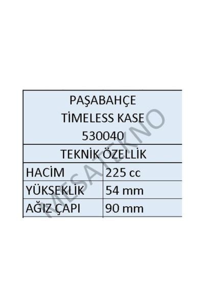 Paşabahçe 530040 Timeless Çerezlik Kase 225cc - 12 Adet