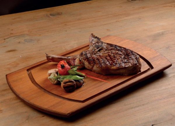 Lava Ahşap Et Tahtası, Iroko Ağacı 26x46 cm