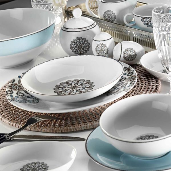 Kütahya Porselen Mitterteich 8681 Desen 24 Parça Yemek Seti