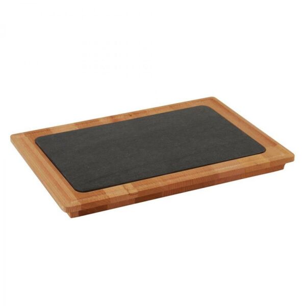 Lava Porselen Plakalı Ahşap Et Tahtası 25x35 cm