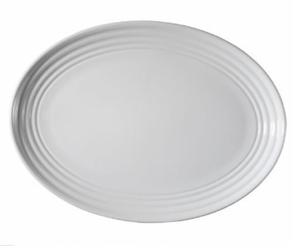 Kütahya Porselen Şato Serisi Kayık Tabak 29 Cm