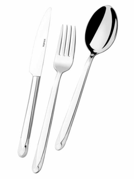 Narin Asellus Serisi Sade Çatal,Kaşık,Bıçak Takımı 89 Parça Sandık Set