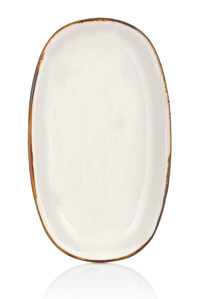 By Bone Gleam Zest Oval Kase 24 cm