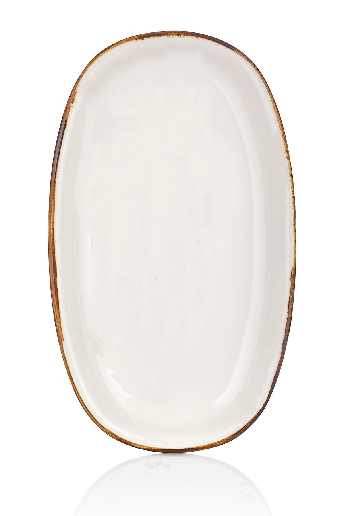 By Bone Gleam Zest Oval Kase 29 cm
