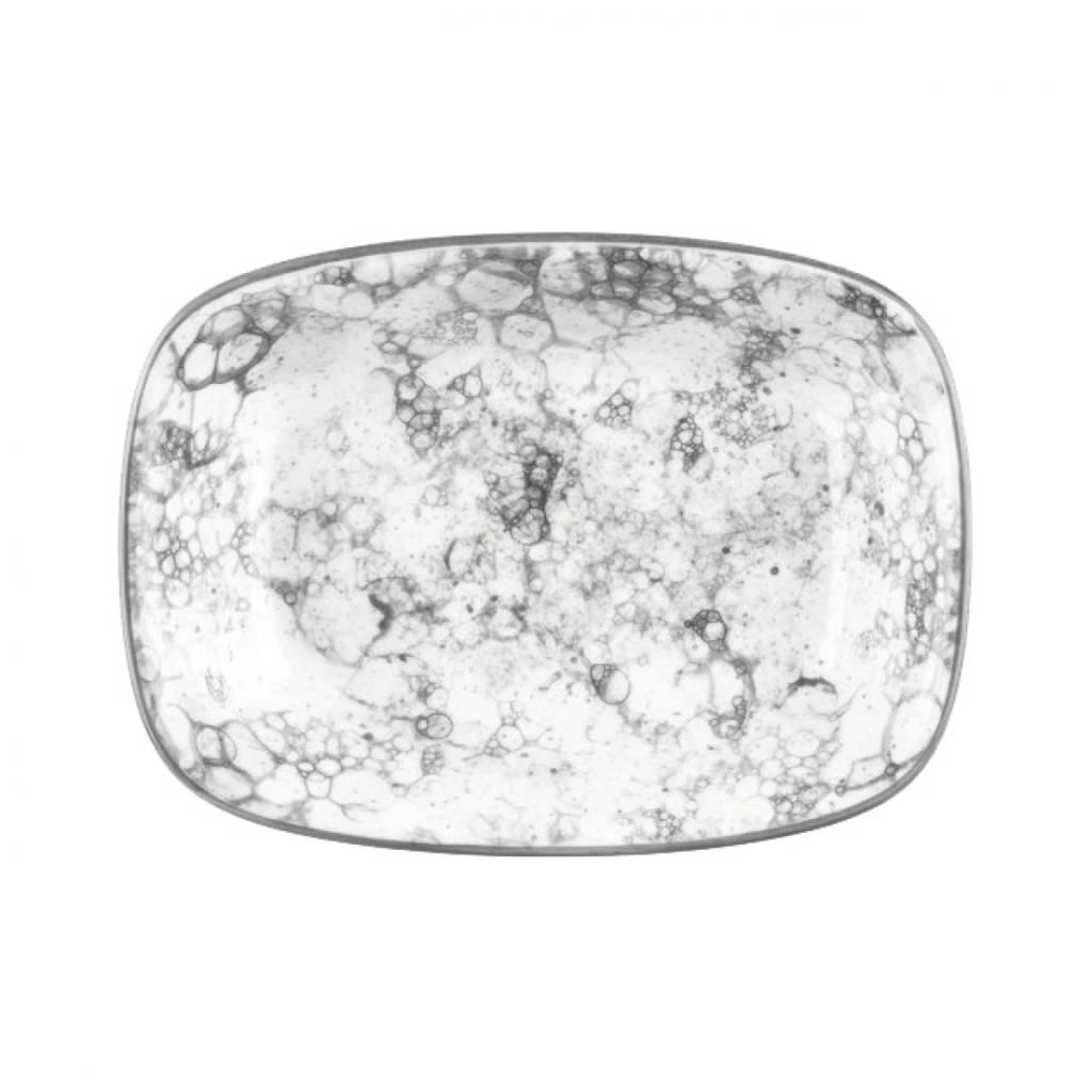 Bonna Rocks - Black Dikdörtgen Tabak 14 Cm