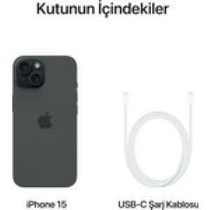 Apple iPhone 15 128 GB Siyah Cep Telefonu (Apple Türkiye Garantili)