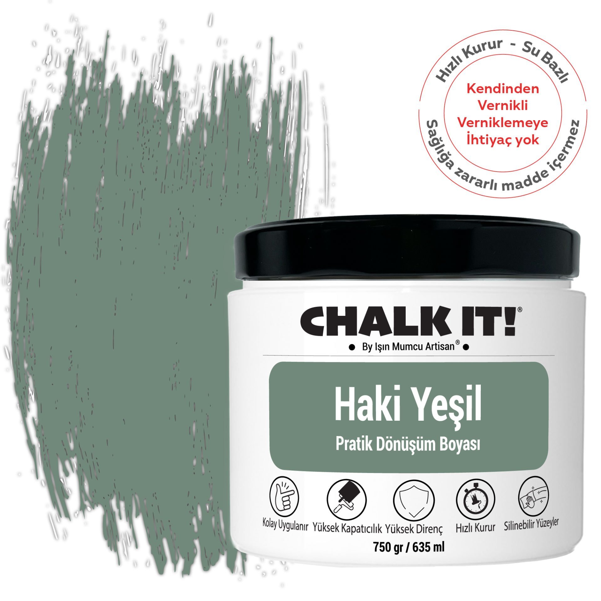 Chalk It Haki Yeşili