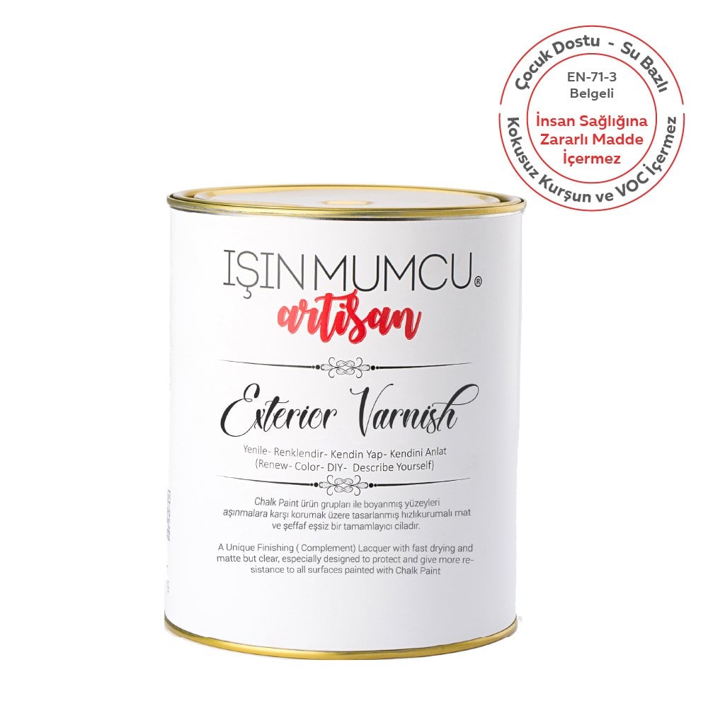 Dış Mekan Parlak Vernik ( Varnish ) Orta ( 2.5 KG)