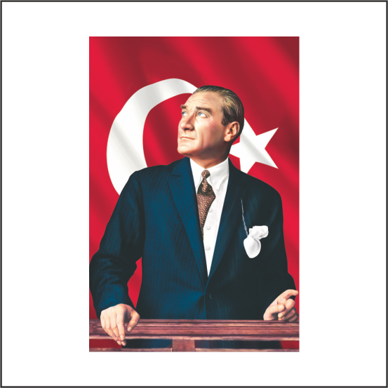 Atatürk Posteri - 1-300*450 cm