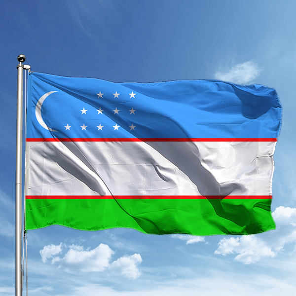 Özbekistan Bayrağı 50*75 cm