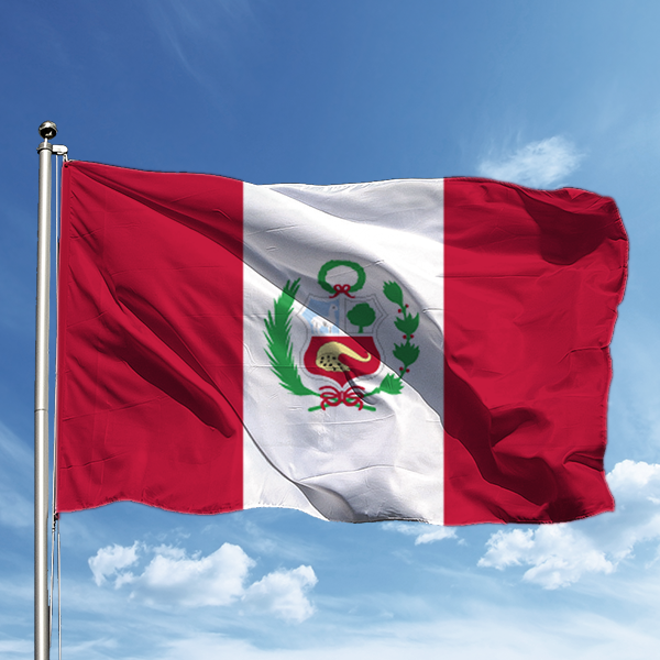 Peru Bayrağı 50*75 cm