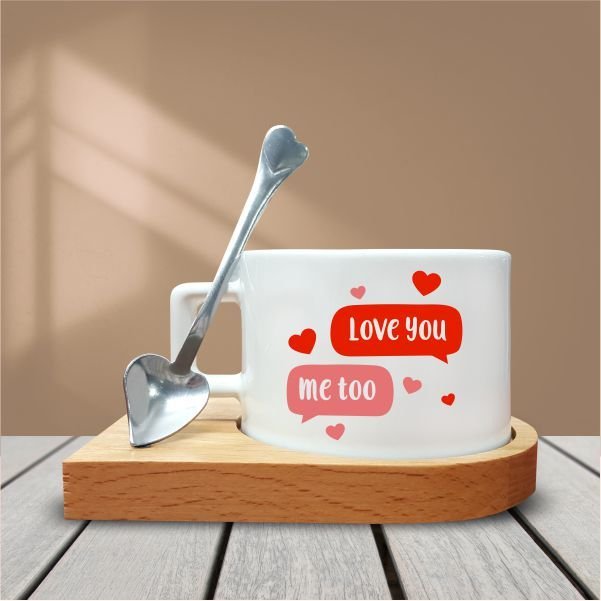 Love Temalı Kahve Fincanı-003