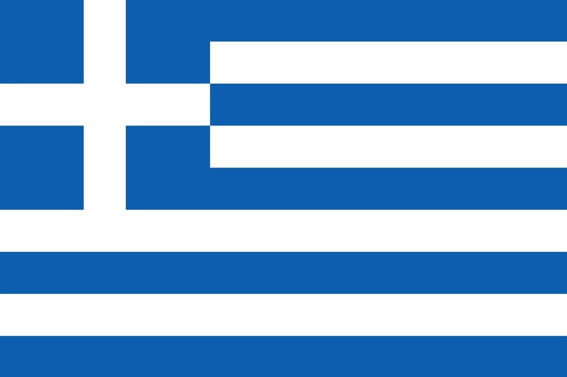 Yunanistan 15x22,5 Masa Bayrağı (Direksiz)