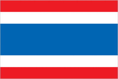 Tayland 15x22,5 Masa Bayrağı (Direksiz)