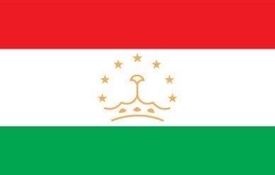 Tacikistan 15x22,5 Masa Bayrağı (Direksiz)