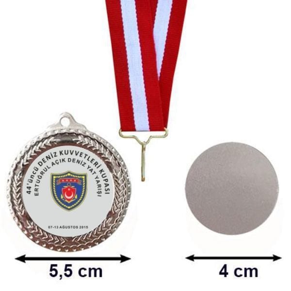 Gümüş Madalya 5,5 cm 10 Adet-003