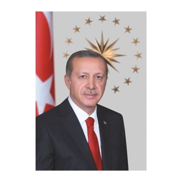 Recep Tayyip Erdoğan Portresi 100x150 cm