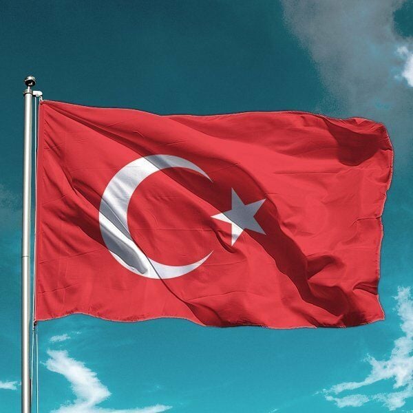 Alpaka Kumaş Türk bayrağı 400x600 cm