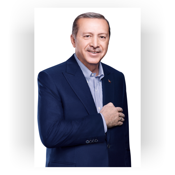 Recep Tayyip Erdoğan Portresi 300x450 cm