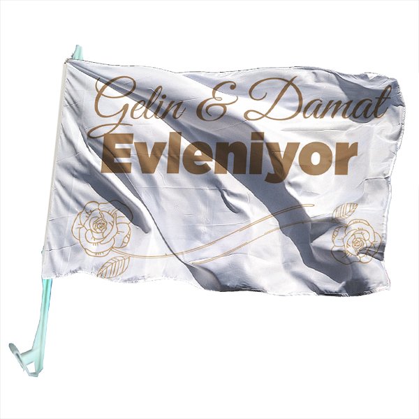 Gelin & Damat Evleniyor 30x45 cm - 30 adet