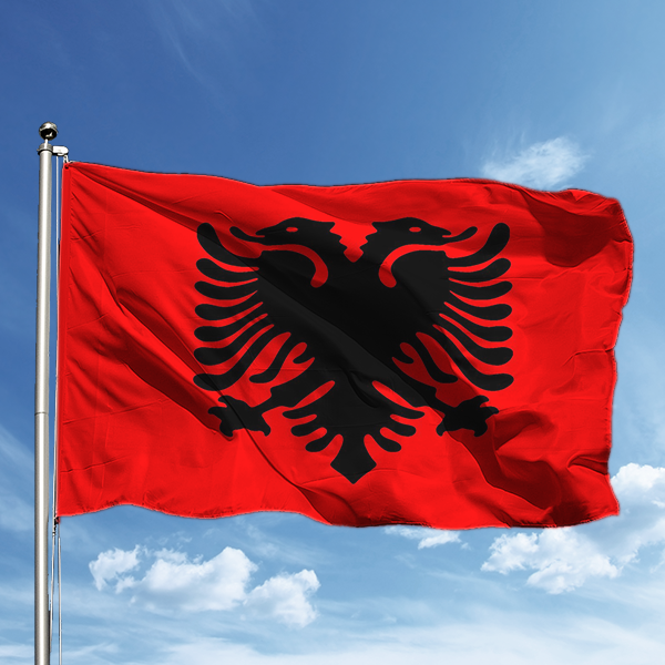 Arnavutluk Ülke Bayrağı 70*105 cm