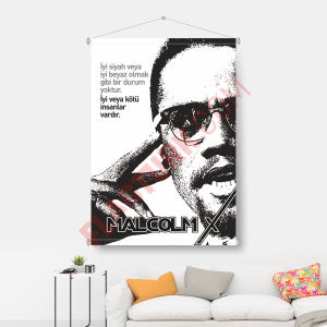 Malcolm X Bayrağı 70x100
