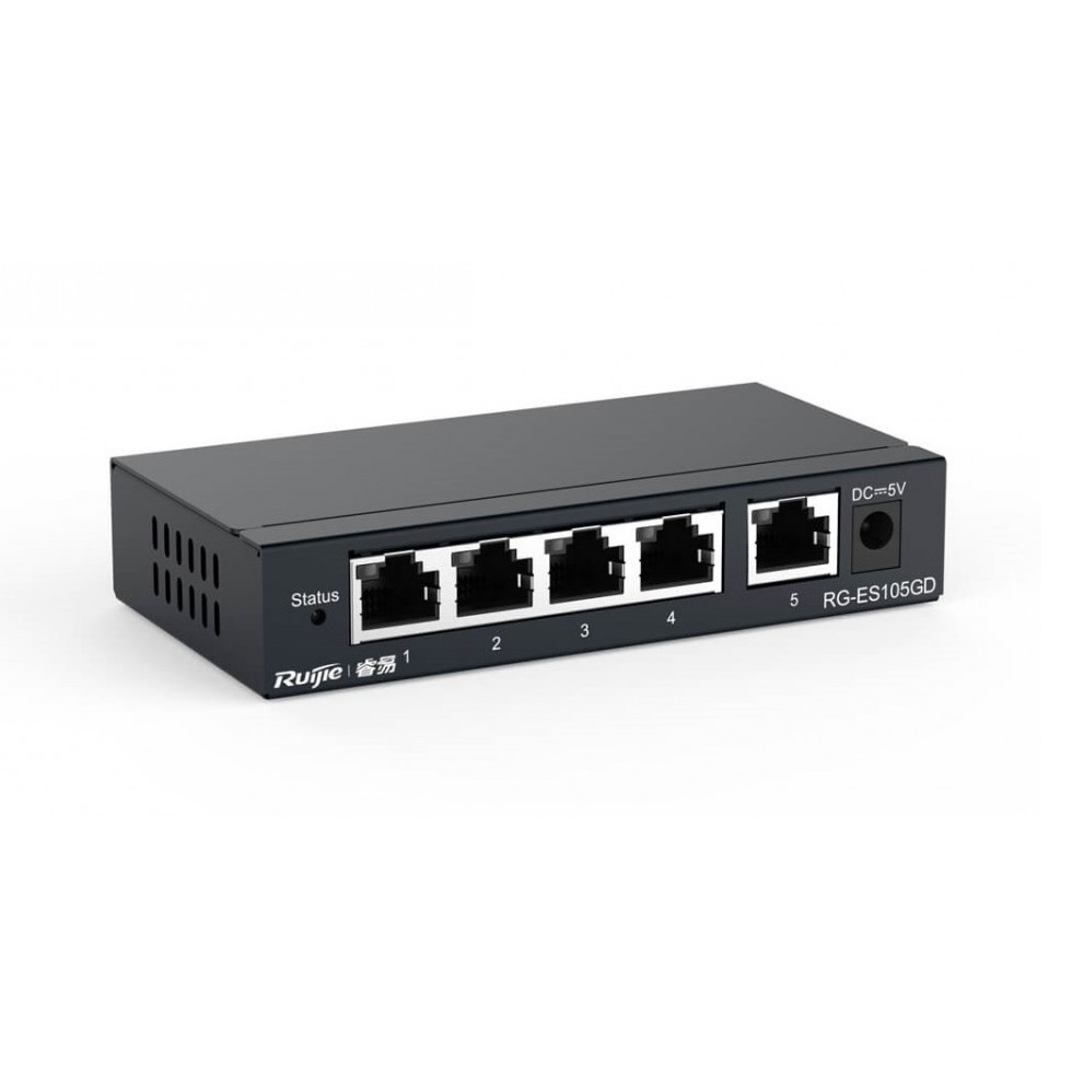 5-port Gigabit Unmanaged Switch RG-ES105GD