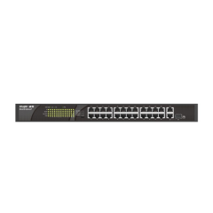 24-port 10/100mbps + 1-upper-link Port 10/100/1000mbps + 1-combo Port Switch RG-ES126S-LP