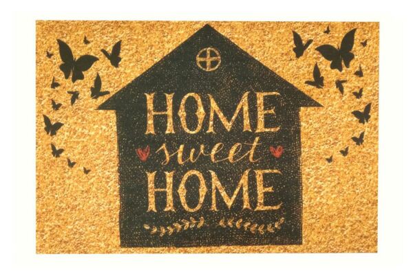 Giz Home Peppina Kapı Paspası 40X60 Home Sweet Home