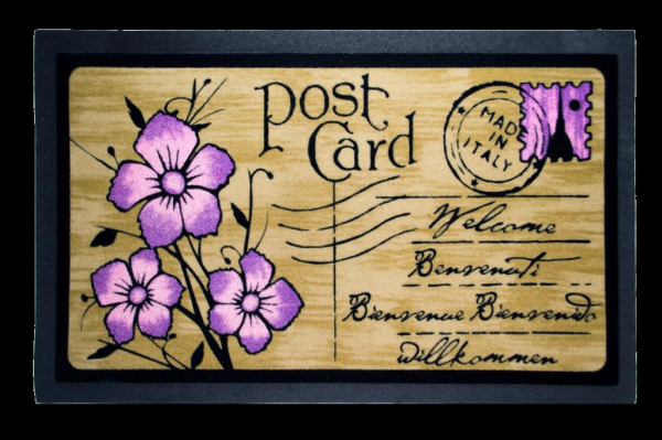 Giz Home İtalyan Format Kapı Paspası 40X68 Post Card