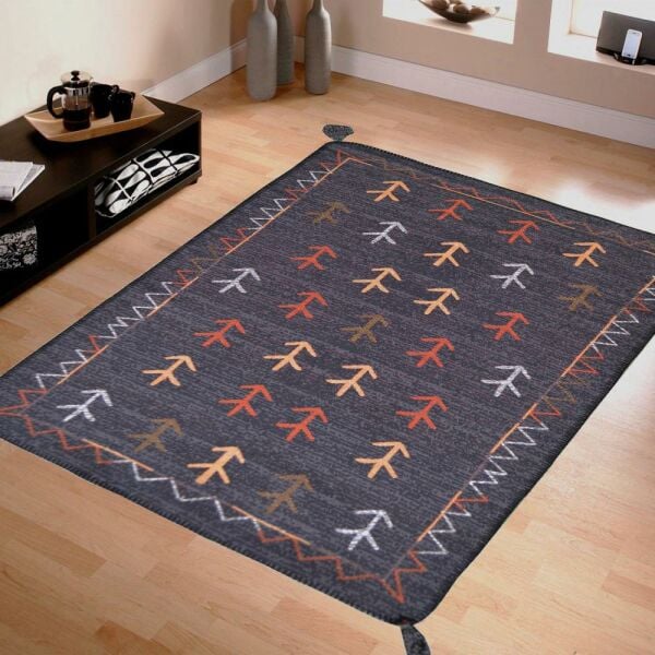 Giz Home Molly Çift Taraflı Kilim Ml16 Eli Belinde