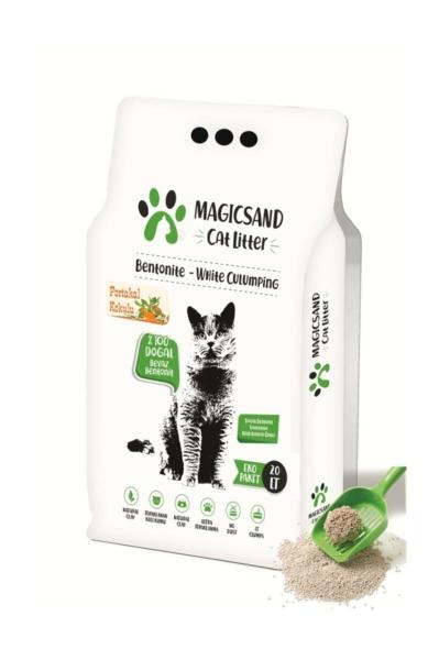 Magicsand Cat Litter Portakal kokulu Kedi Kumu 20 lt İnce Taneli