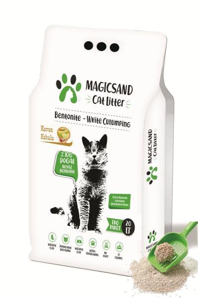Magicsand Cat Litter Kavun kokulu Kedi Kumu 20 lt İnce Taneli