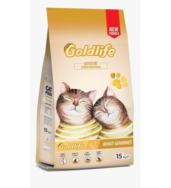 Goldlife Gourmet Tavuklu Yetişkin Kedi Maması 15 kg