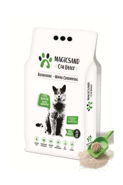Magicsand Cat Litter Kokusuz Kedi Kumu 20 lt KALIN TANELİ