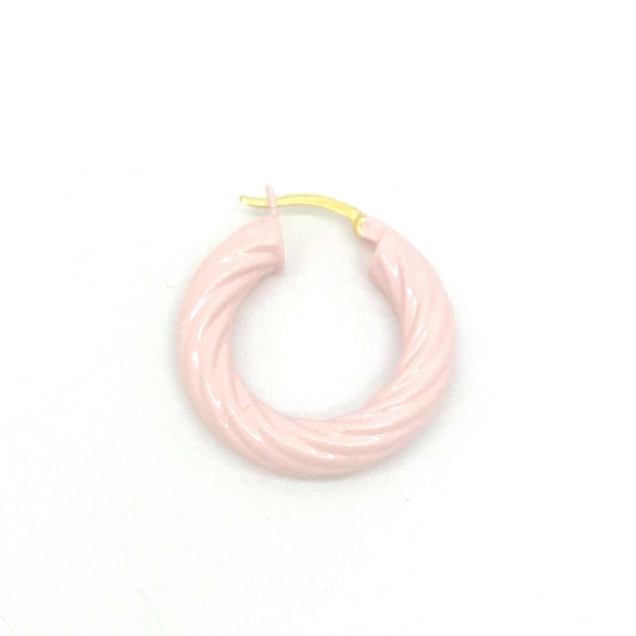 Pembe Burgu Halka Küpe -2,5 cm- adet