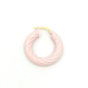Pembe Burgu Halka Küpe -2,5 cm- adet