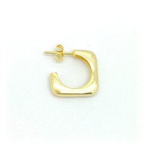 Gold Köşeli Küpe