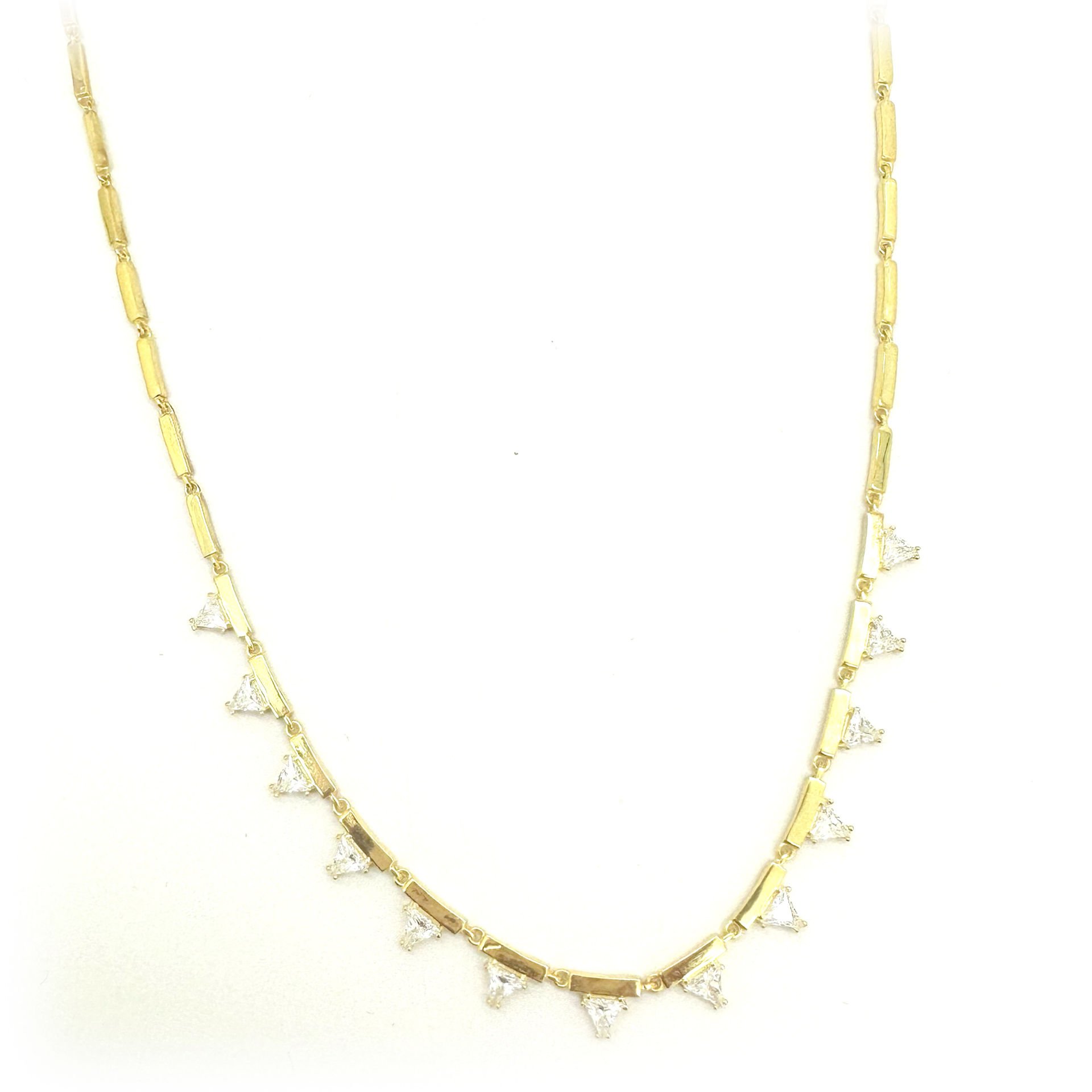 Üçgen Kolye -40 cm-