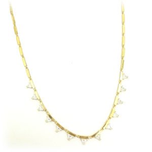 Üçgen Kolye -40 cm-