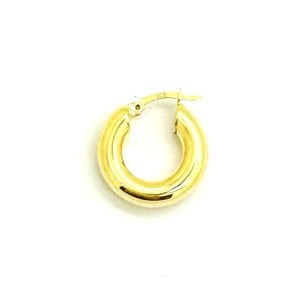 Gümüş Gold Halka Küpe -adet-