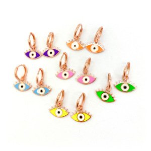 Small Eye Earrings -Tek-