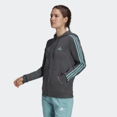 Adidas W 3S FL FZ HD Kadın Sweatshirt