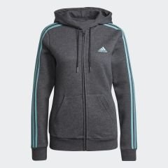 Adidas W 3S FL FZ HD Kadın Sweatshirt