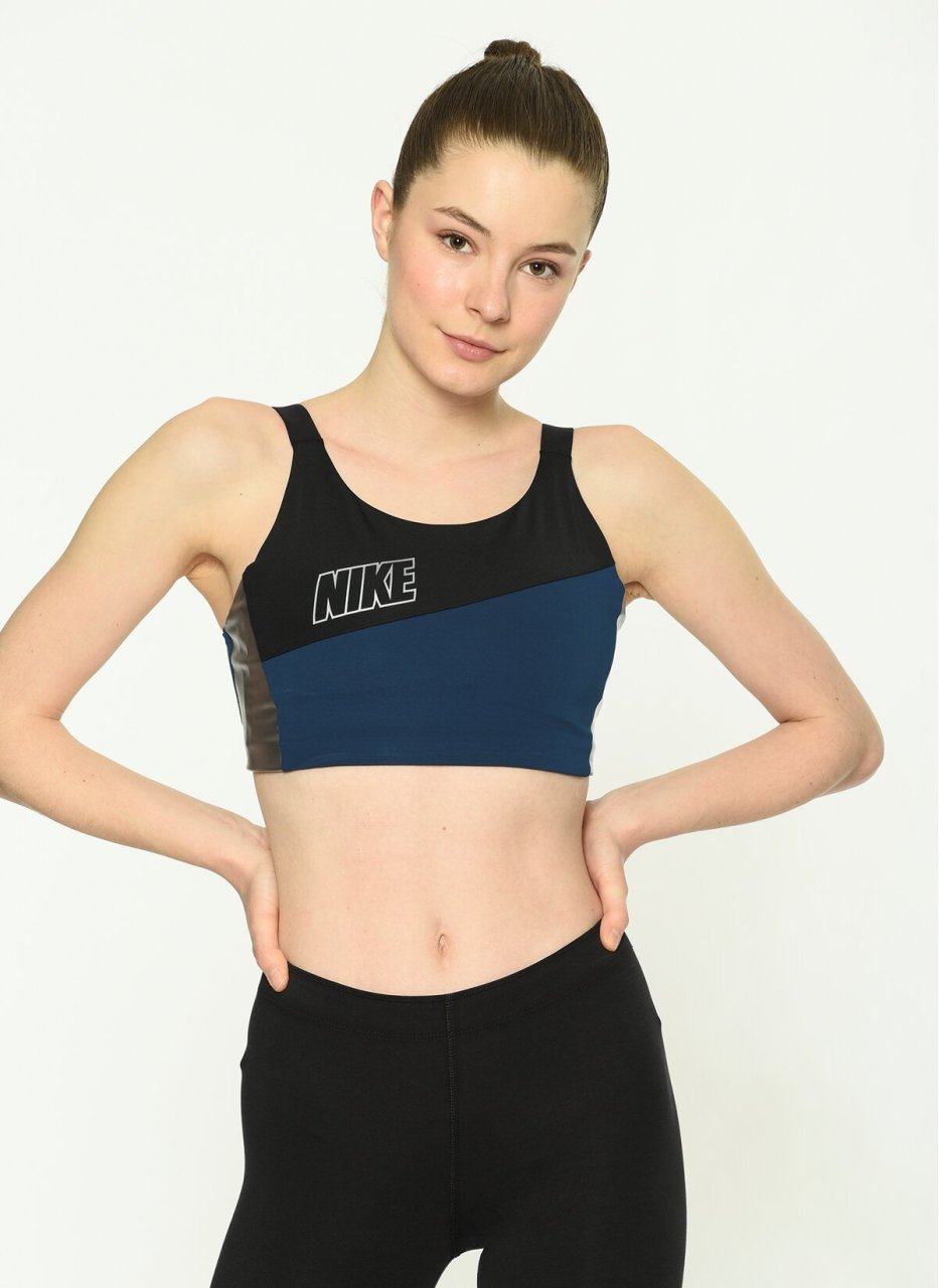 Nike Swoosh Metallic Sports Bayan Büstiyer