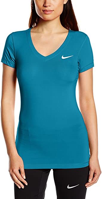 Nike Pro SS V Neck Bayan T-Shirt