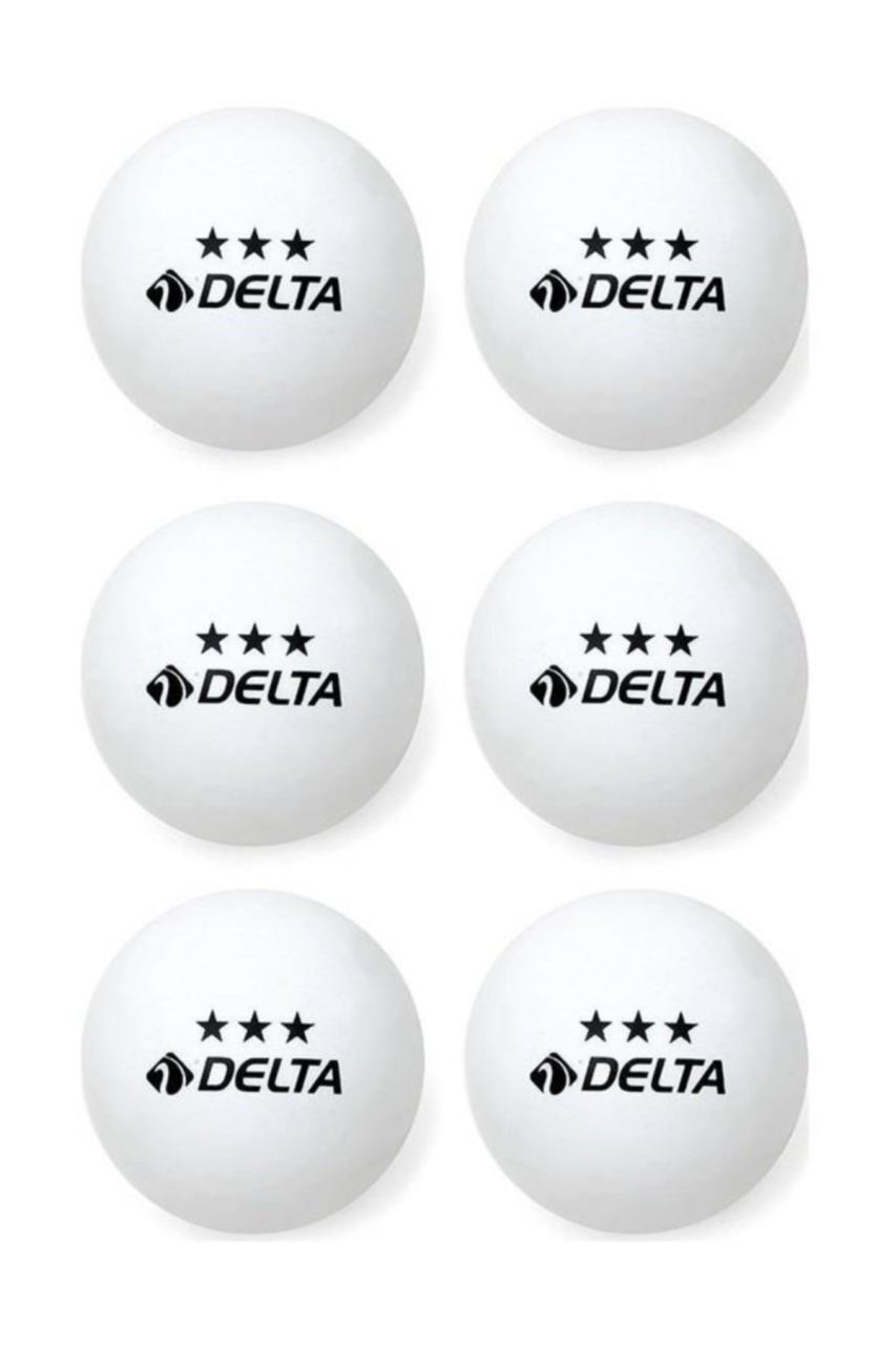 Delta 3 Yıldız Masa Tenisi Topu 6'lı